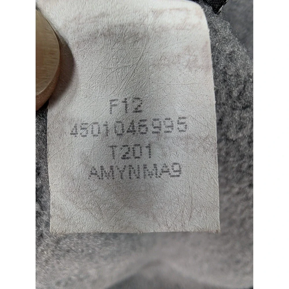 The North Face Denali Fleece Jacket Grey Black Full Zip Mens XL T201 AMYNMA9